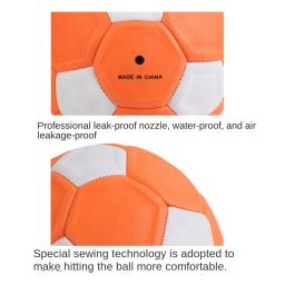 Grande tamanho 3/4/5 curva bola de futebol recreativo laranja juventude futebol esporte brinquedo curva linhas jogo futebol ao ar livre - Image 3