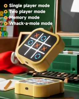 Tic-tac-toe tabuleiro multifuncional jogos eletrônicos montessori quebra-cabeça jogo de mesa xadrez conjunto portátil para adultos crianças - Image 3