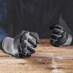 Luvas unissex anti-impacto de martelo, remendos em PVC 3D, ideais para DIY, renovação doméstica, carpintaria e construção, 1 par - Image 6
