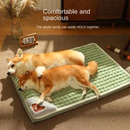 Sofá-cama ortopédico para cães médios e grandes, travesseiro removível, capa impermeável - Image 2