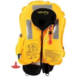 Gamakatsu Jaqueta salva-vidas inflável automática, colete de pesca oceânica, cinto ajustável, barco portátil adulto grande flutuabilidade - Image 3