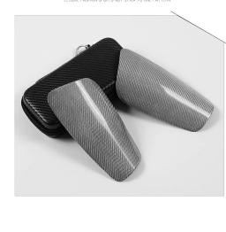 Ultra-Light Carbon Fiber Shin Guard, Jogador Leg Protector, Inserir Placa, Futebol, Gelo, Hóquei, Esportes, Bezerro - Image 1