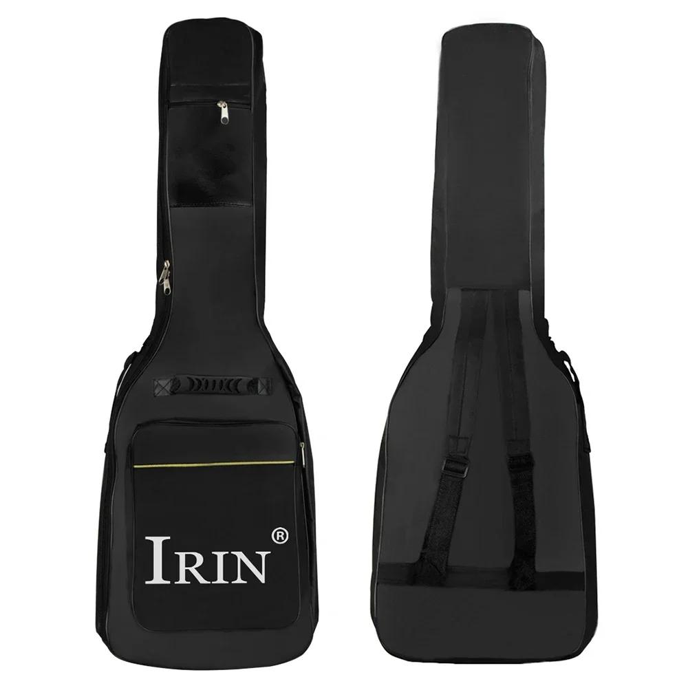 IRIN-Saco Estojo Preto para Guitarra Elétrica, Impermeável, Tecido Oxford, Instrumento Musical, Mochila de Armazenamento, Gig Bag, Acessórios - Image 2