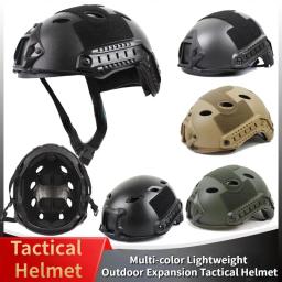 Capacete tático protetor de paintball, de alta qualidade, airsoft, tático, rápido, com óculos de proteção, leve - Image 1