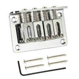 Peça substituição da ponte guitarra 4 cordas com chave para guitarra elétrica Cigarbox - Image 3
