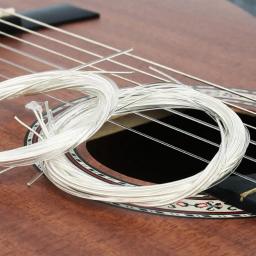 Nylon guitarra cordas para Musical, suprimentos compactos, melodias suaves, Clear - Image 5