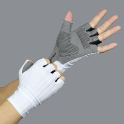 Esportes aero luvas de ciclismo das mulheres dos homens bicicleta luvas de cor pura luvas guantes ciclismo - Image 5