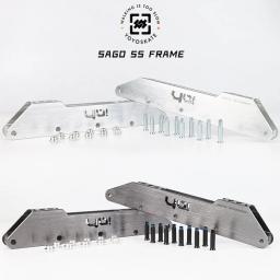 1 par 100% original yoyo skate sago 5S quadro de skate inline para 80-72-80-80-80mm 5 rodas velocidade slalom patinação base patines perseguição - Image 2