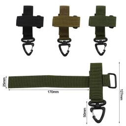 Luvas de Nylon Multi-purpose com Gancho, Luvas Táticas ao Ar Livre, Corda de Escalada, Anti-lost, Camping, Hanging Buck, Safety Clip, Trabalho, 2 pcs - Image 5