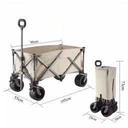 Acampamento ajudante! Carrinho De Armazenamento Multifuncional, Espaço De Armazenamento De Grande Capacidade, Tornando Seu Equipamento Completo e Viagem Mais Conveniente - Image 4