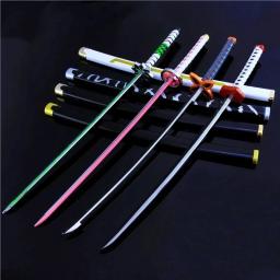 Real Katana Demon Slayer Espadas, Metal Simulação, Kimetsu No Yaiba Anime, Manga Brinquedos, Espadas, Decoração de quarto - Image 1