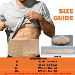 Zhuohua cinto de hérnia umbilical para homens e mulheres, fichário de suporte abdominal com almofada de compressão, auxílio para prevenção de cirurgia de umbigo - Image 4