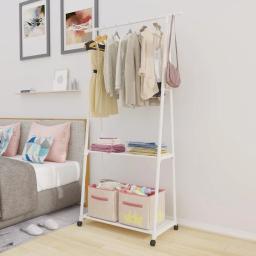 Quarto móvel cabide de roupas montado no chão criativo chapéu rack portátil triângulo roupas cremalheiras com roda prateleira armazenamento doméstico - Image 4