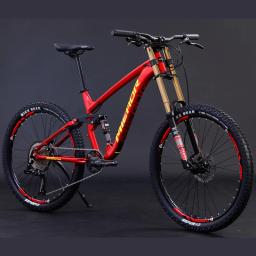 Liga de alumínio mountain bike para adultos ciclismo cidade 11 velocidade dupla amortecimento downhill dh bicicleta mtb cauda macia 26/27.5 polegada 2023 - Image 2