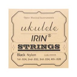 IRIN-U106 Ukulele Guitar Strings para Soprano e Musical e Tenor Ukuleles, Cordas De Fibra De Carbono, Peças De Guitarra Havaiana - Image 1