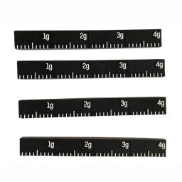 Fita De Raquete De Tênis Ajustável, Raquete Cabeça De Silicone Fitas, Suprimentos Esportivos para Pás, Peso Tiras De Equilíbrio, 4g, 4 Pcs - Image 1