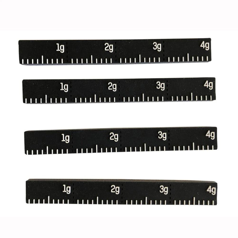Fita De Raquete De Tênis Ajustável, Raquete Cabeça De Silicone Fitas, Suprimentos Esportivos para Pás, Peso Tiras De Equilíbrio, 4g, 4 Pcs - Image 1