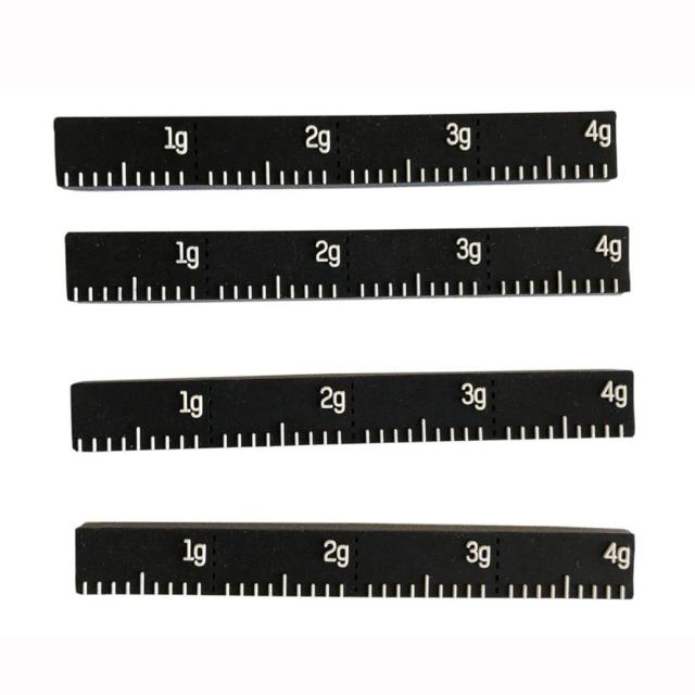 Fitas Ajustáveis de Silicone para Raquete de Tênis - Suprimentos Esportivos Leves com Peso e Equilíbrio, 4 Peças de 4g