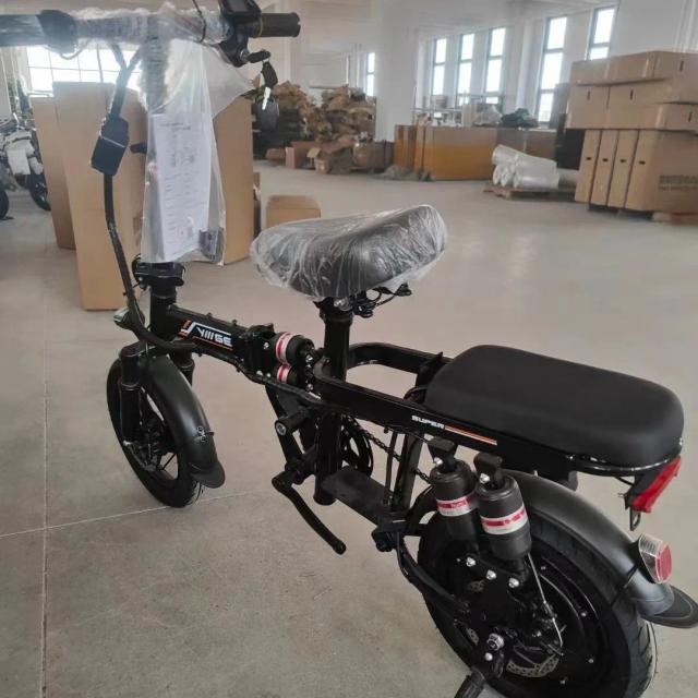 Bicicleta elétrica de íon de lítio para adultos, bicicleta leve de liga de magnésio para homens e mulheres, bicicleta assistida por energia