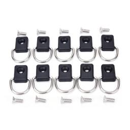 Anel D para canoa Kayak Bungee, cabo de choque, corda de vela com parafuso, kit de pesca, deck Fitting Set, 10PCs - Image 2