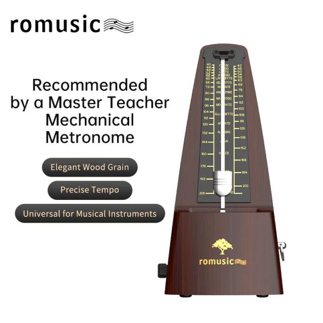 Metrônomo Mecânico Universale Romusic: O Acessório Essencial para Piano, Violão, Violino, Bateria e Mais