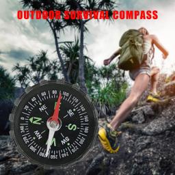 45mm handheld mini bússola de acampamento ao ar livre caminhadas sobrevivência guider navegação compasso para o estudante ensino experimento científico - Image 2
