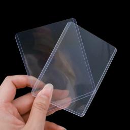 Porta-Cartão Transparente com Película Protetora, Capa do Álbum, Foto e Jogo de Esportes, Idol Organizer, Photo Holder, 1-50 PCs, 3x4 em - Image 3