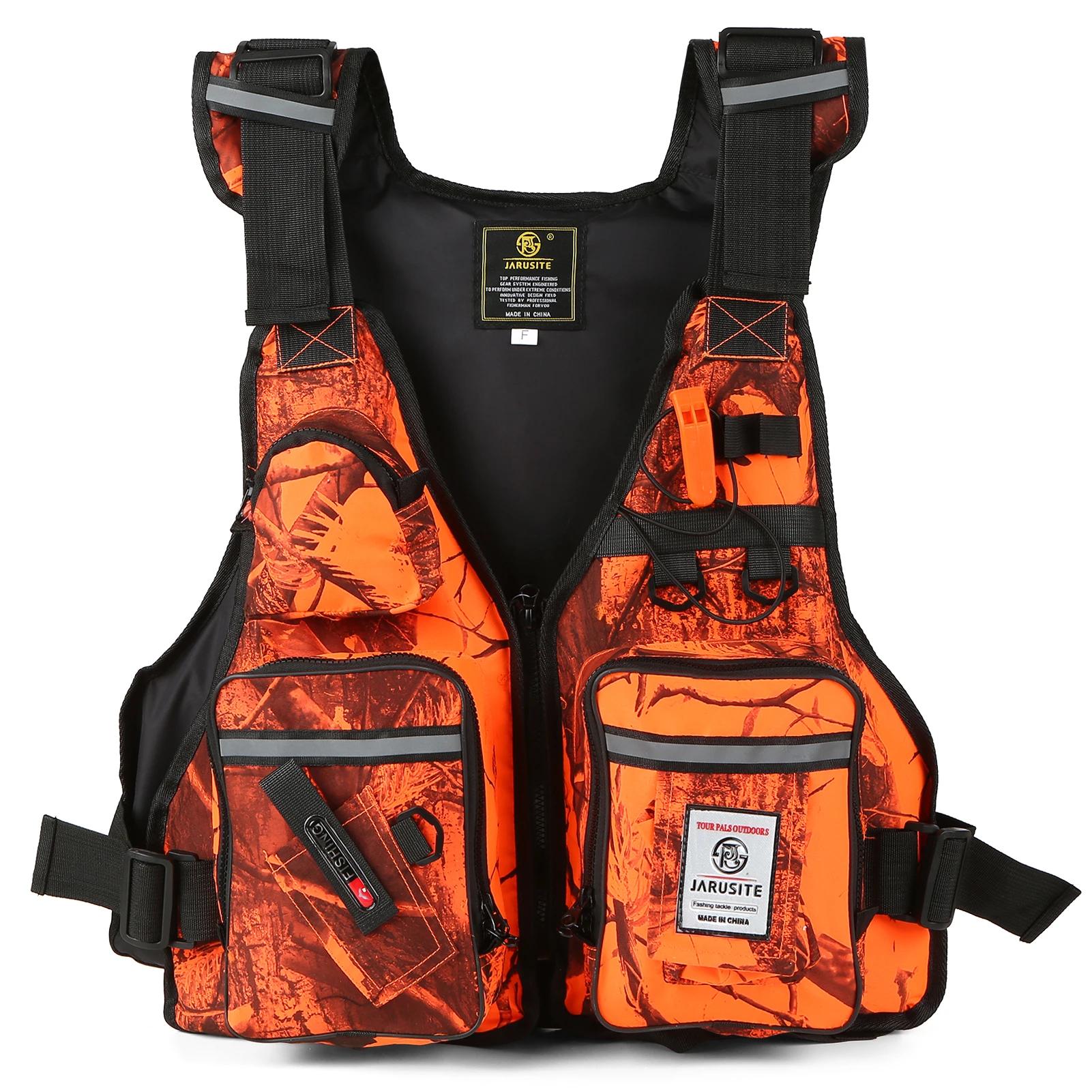 Casaco salva-vidas profissional masculino, fato flutuante, coletes de pesca portáteis, bolsos múltiplos, impermeável, colete ajustável para pesca marítima, novo, 2023 - Image 1