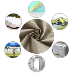 Tecido impermeável revestido de prata, Tecido exterior para guarda-sol, Canopy Curtain Material de costura, Resistente à água, 1.5x1m - Image 6
