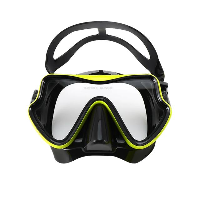 Máscara de Mergulho Profissional para Adultos com Anti-nevoeiro, Proteção UV e Saia de Silicone - Ideal para Snorkeling e Natação