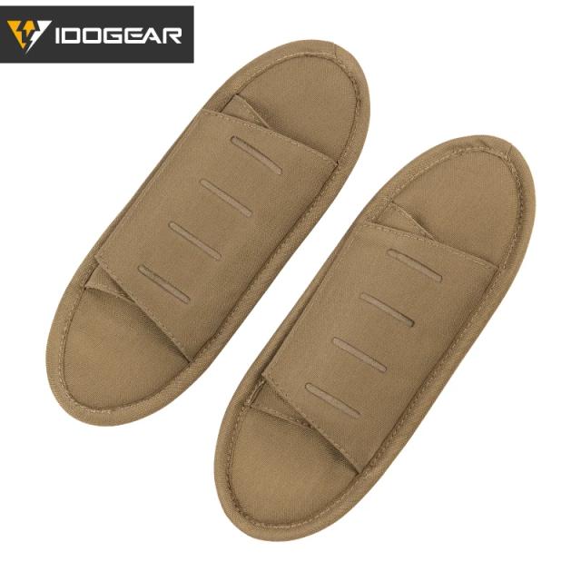 Conjunto de Almofadas de Ombro Militar Idogear para Colete Tático - Acessórios Ideais para Airsoft e Paintball