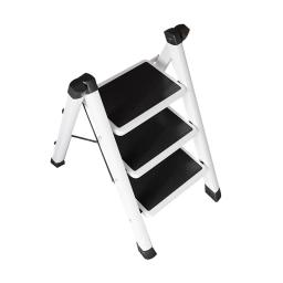 Escada multifuncional dobrável de 3 degraus, escada doméstica dobrável e retrátil em ziguezague, escada de escalada interna, escada espessada - Image 5