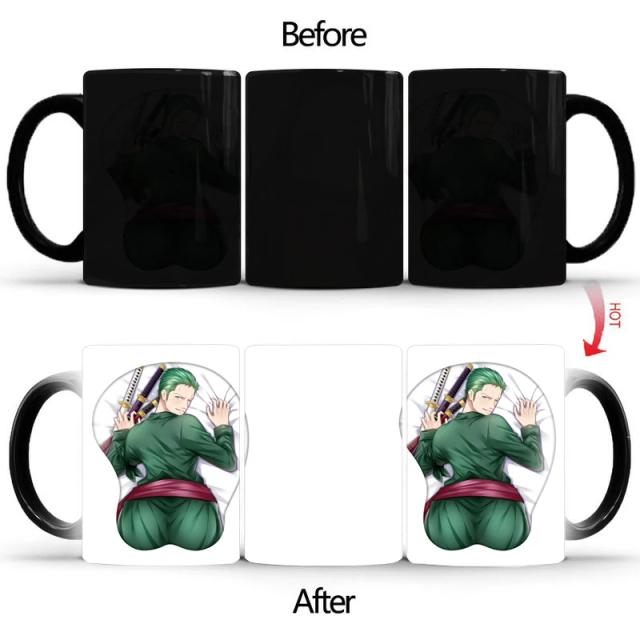 Caneca Mágica Guerreiro Verde Criativo para Café da Manhã - Sublimação Tumblers e Copos de Cerâmica BSKT-089 em Atacado
