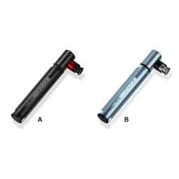 Bomba de bicicleta portátil com agulha, Inflator pneu Mountain Bike, válvula dupla antiderrapante retrátil, bombas de ciclismo, preto - Image 5