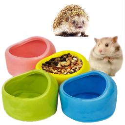 1pc adorável hamster comida de cerâmica comida lanche alimentador para pequenos animais de estimação esquilo cobaia porco chinchila furão coelho tigela supplie - Image 3