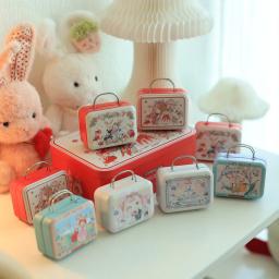 Mala De Lata Para Presentes De Casamento, Mini Tins Box, Embalagem De Chocolate E Doces, Caixa De Armazenamento De Metal, 1PC - Image 3