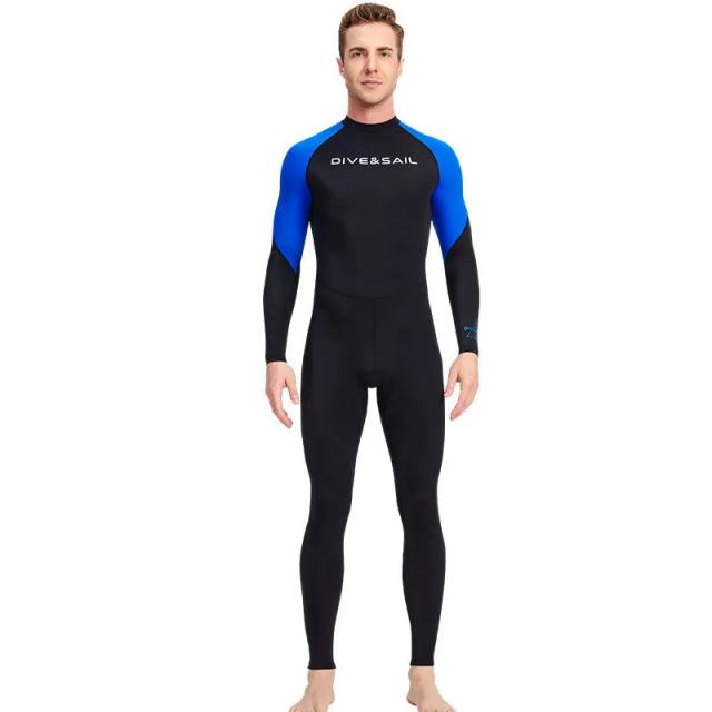 Wetsuit Masculino UV Protection UPF50+ Manga Longa para Surf e Mergulho com Design Elegante