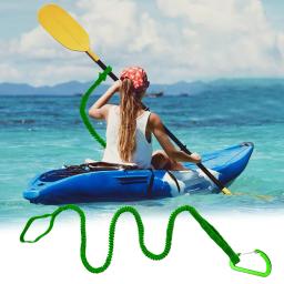 Ajustável Elastic Kayak Paddle Leash, Lanyard Rope, Fit para SUP, Caiaque, Passeios de barco, canoagem - Image 2