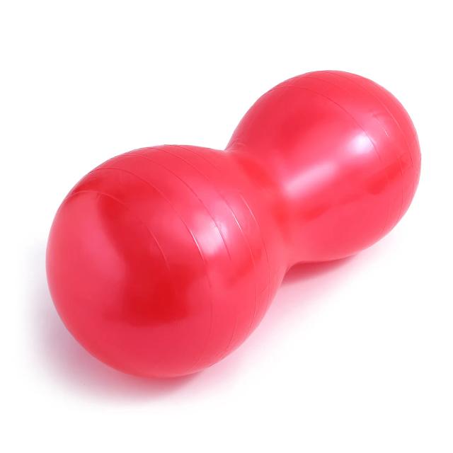 Bola de Massagem Amendoim Yoga Fitness 45x90cm PVC Resistente 200kg
