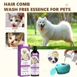 Champô condicionador para cães e gatos, anti-odor, anti-ácaro, gel de banho, macio, sabonete, seco, coceira, alívio da pele, pelos - Image 2