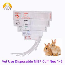 Manguito NIBP descartável, Manguito de pressão para veterinário, Animal Diagnostic Pet Monitor profissional - Image 1