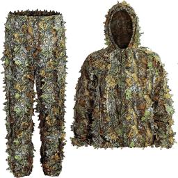 3D Ghillie Suit para homens e mulheres, roupa de combate tático, roupa de caça camuflada, roupa de tiro CS, lazer biônico - Image 1