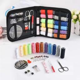 Costura Kit Ferramentas para DIY, Mão Quilting, Threads, Agulhas, Tesoura, Fita, Medida Set, Acessórios de costura, Bordados, Reparação de Roupas - Image 3