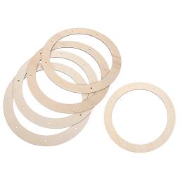 Anéis De Grinalda Floral Redonda Círculo De Madeira De Hoop, Guirlandas DIY Artesanato, Ferramentas para Casamento, Decorações De Natal - Image 6
