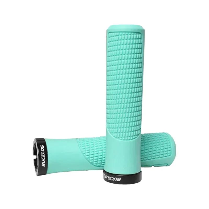 BUCKLOS-Bicicleta guiador Grip, bicicleta Handle Bar Grips, amortecedor, punhos bloqueáveis, acessórios de ciclismo - Image 1
