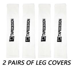 Mangas de Compressão Perna Completa, Joelho Longo, Apoio do Joelho, Proteger, Basquete, Futebol, Voleibol, Ciclismo, 2 Pares - Image 2