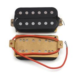 Humbucker 6 cordas captador de guitarra elétrica bobina dupla humbucker guitarra elétrica captador ponte ou pescoço captador preto - Image 2
