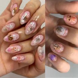 Auto-adesivas Nail Art Adesivos, 3D Cartoon Rabisco alívio, bonito filhote de cachorro Kitty e Star Manicur, cão adorável, gato, coelho animal, coreano - Image 5