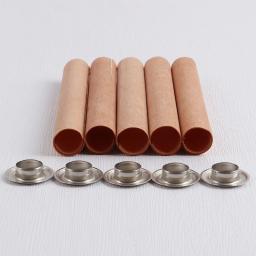 Conjunto De Pavios De Vela De Madeira, Tubo Redondo, Natural Sem Fumaça, Núcleo De Vela De Madeira, Cilíndrico Com Base, DIY Candle Making, Artesanato, 10 Pcs - Image 4