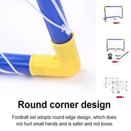 Mini Folding Soccer Goal Post Net Set, Jogo em casa, Futebol, Frame, Indoor, Outdoor, Child Game Brinquedos, Peças leves - Image 6